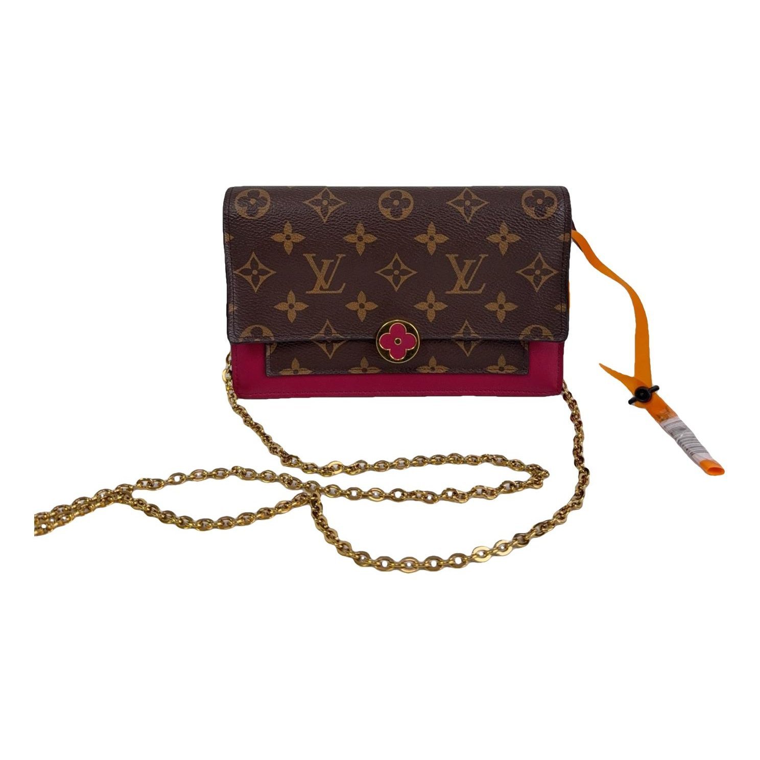 Flore chain leather handbag