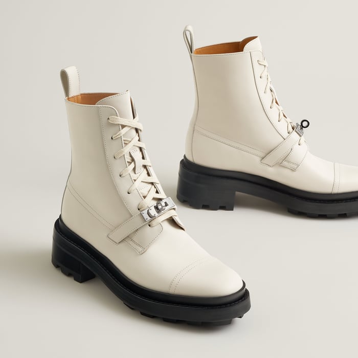 Blanc De Paris Funk Ankle Boot
