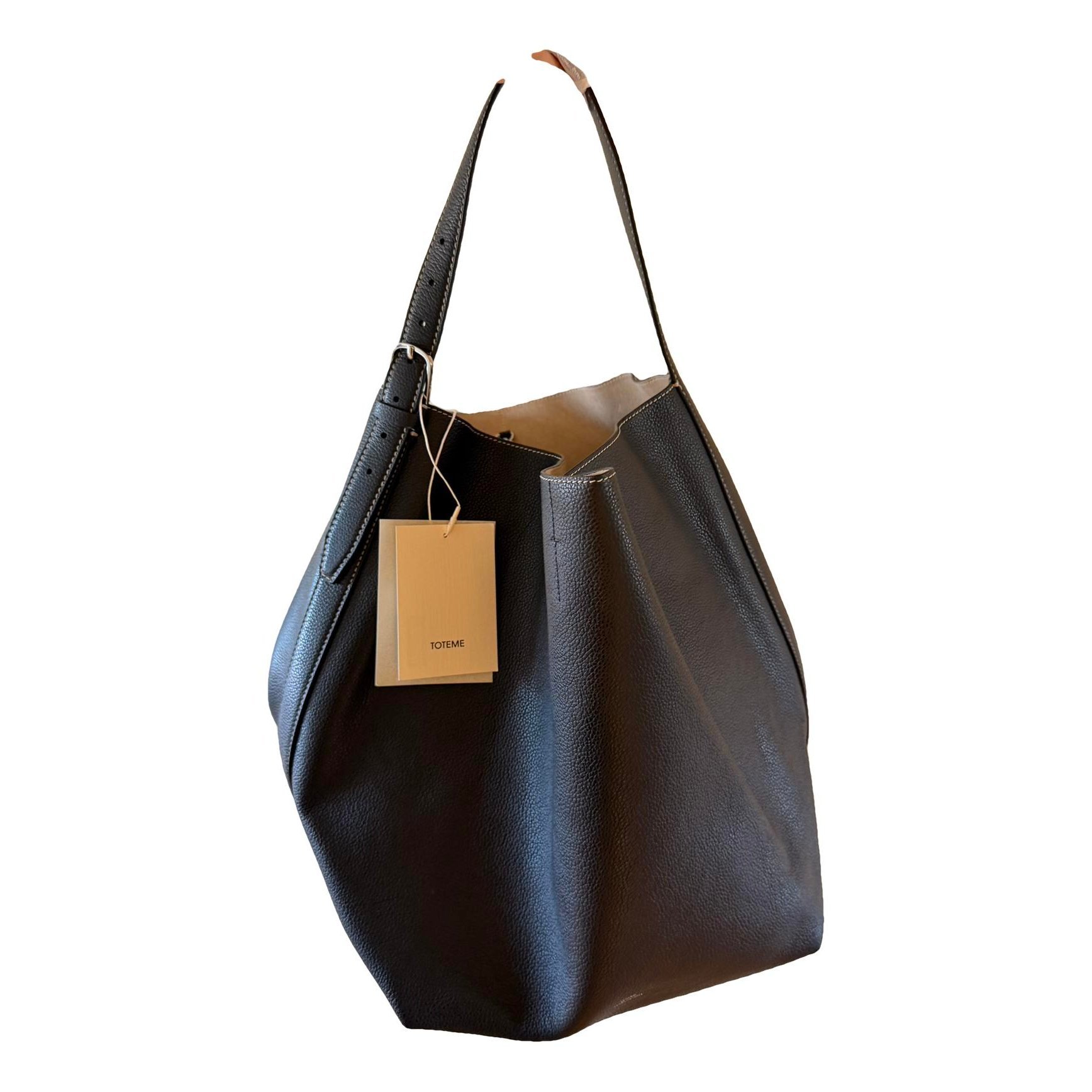 Leather tote