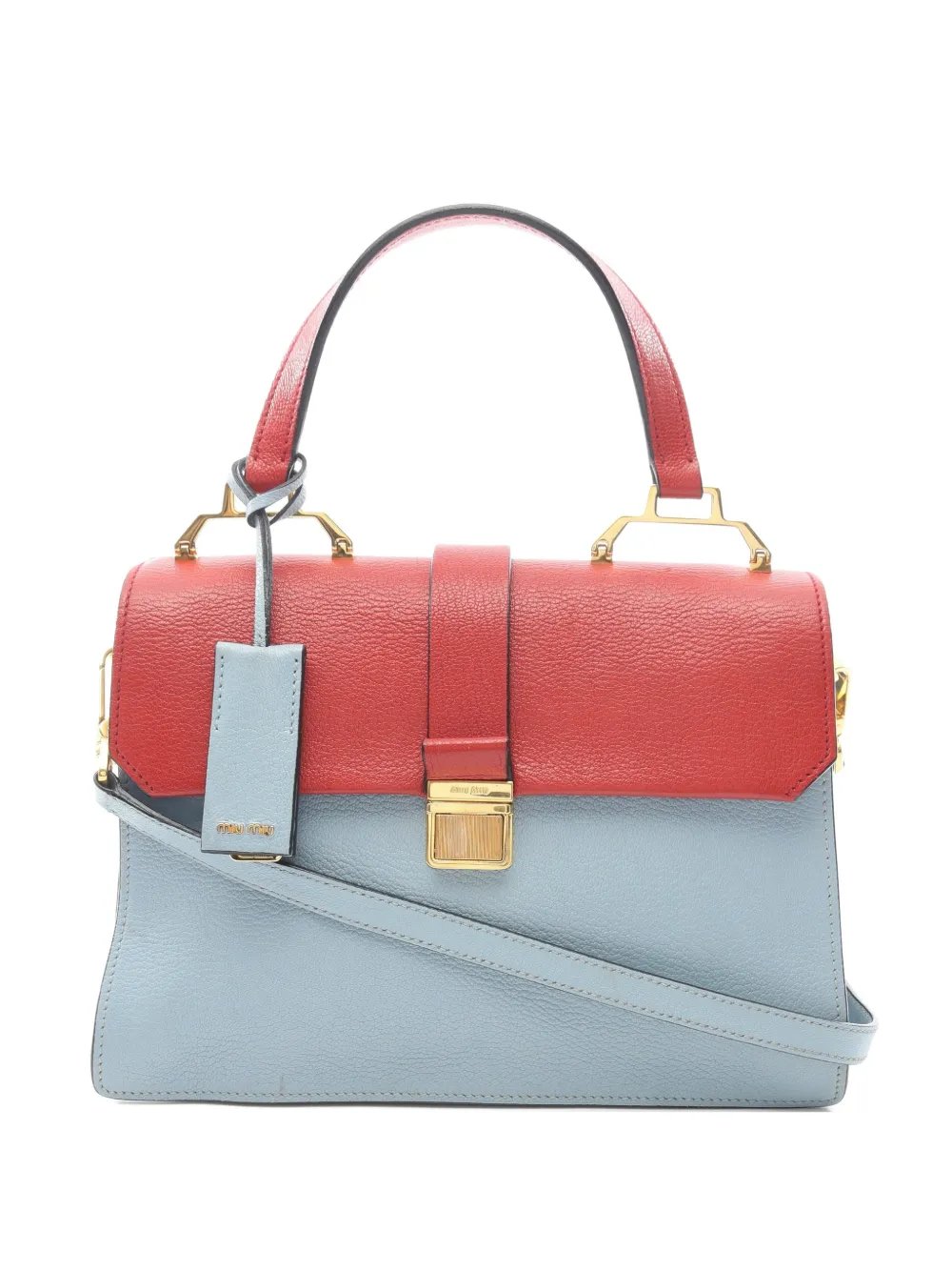 2000s Madras leather handbag