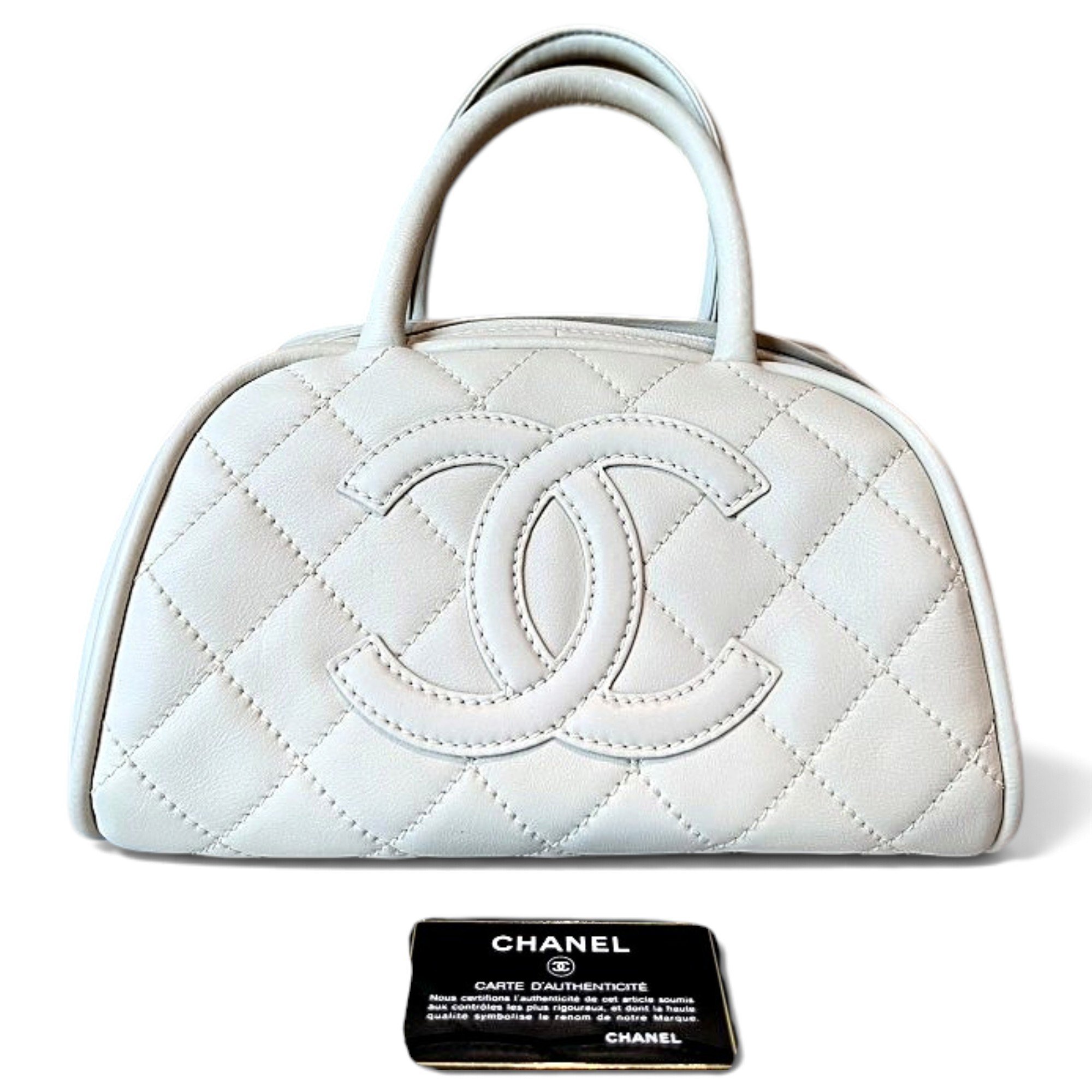 Bowling Bag leather handbag