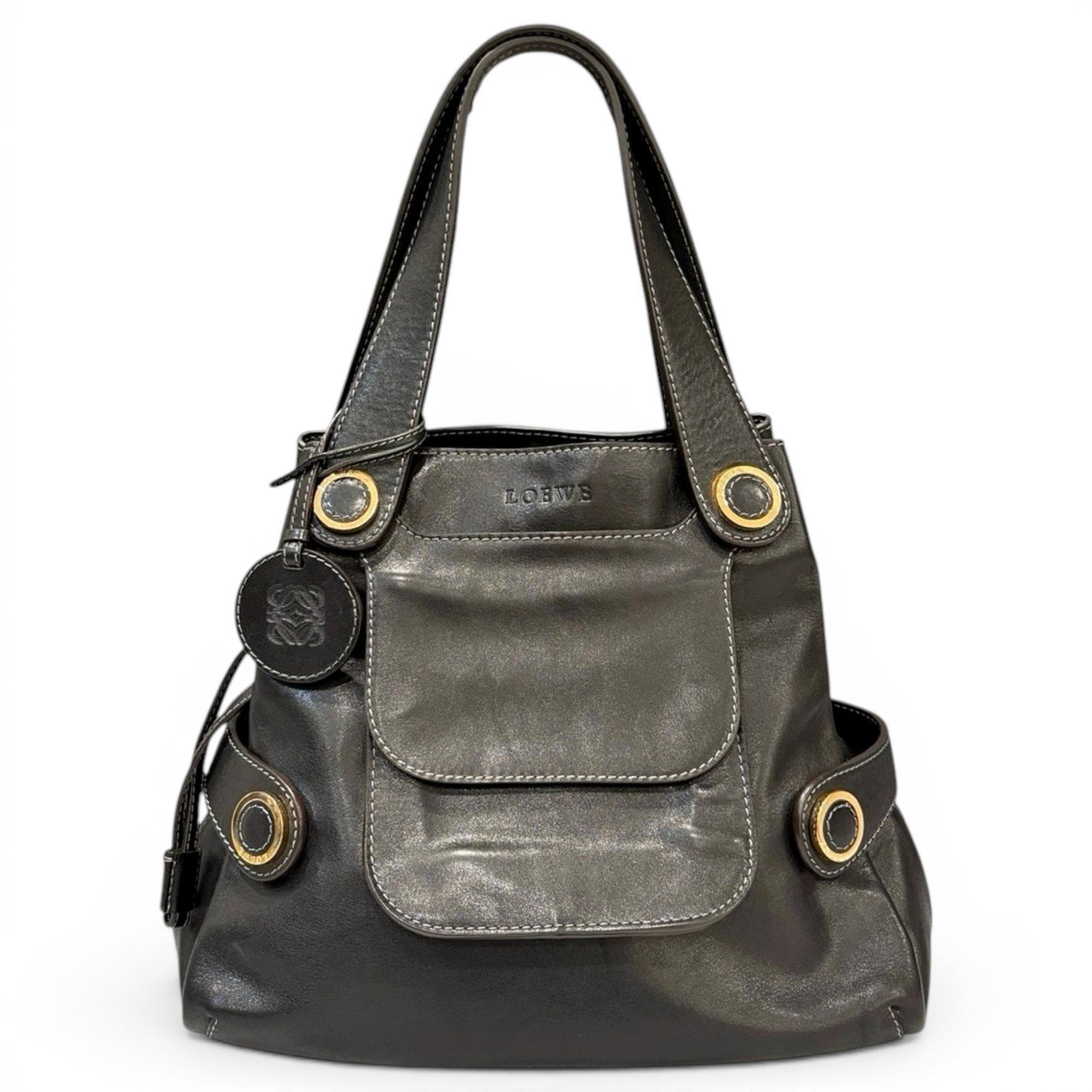 Pony-style calfskin tote