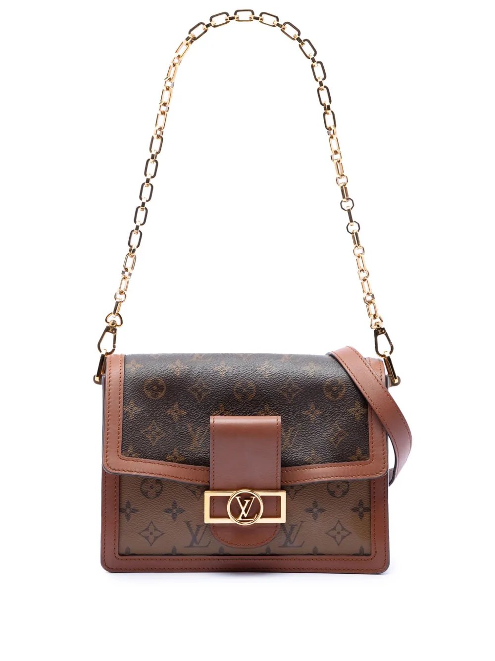 2020 Monogram Reverse Dauphine MM satchel