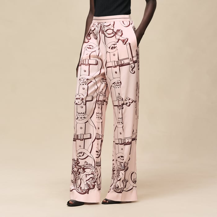 Rose Opaline "Ferronnerie Remix" Pants