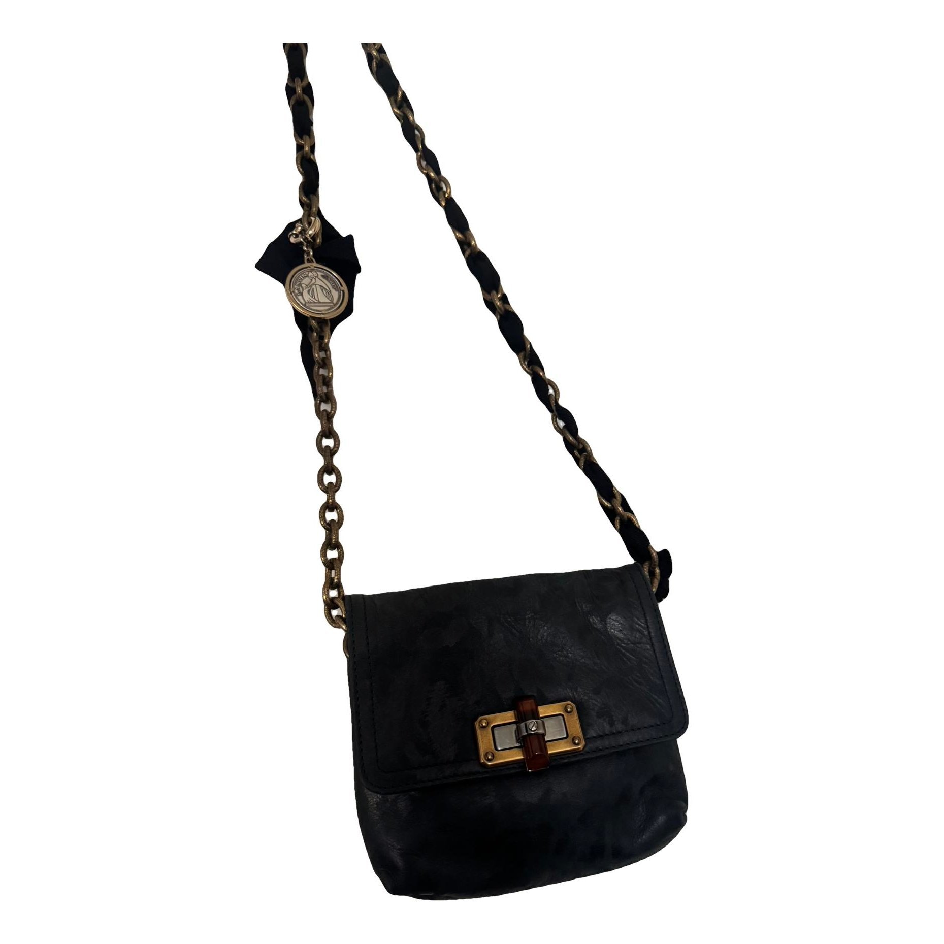 Lanvin Happy leather crossbody bag