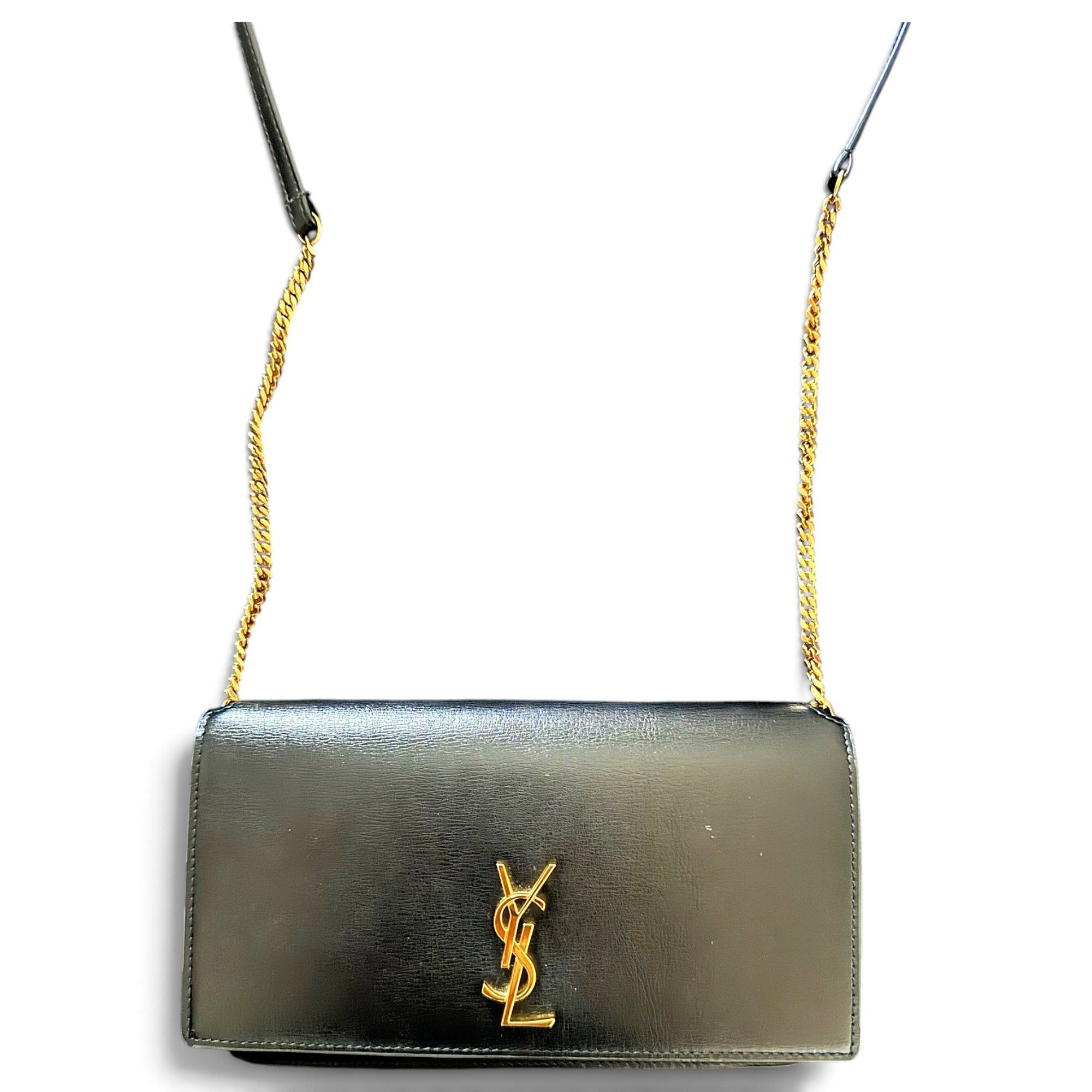Y leather crossbody bag