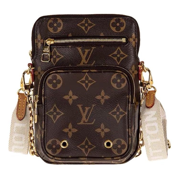 Croisé Utility leather handbag