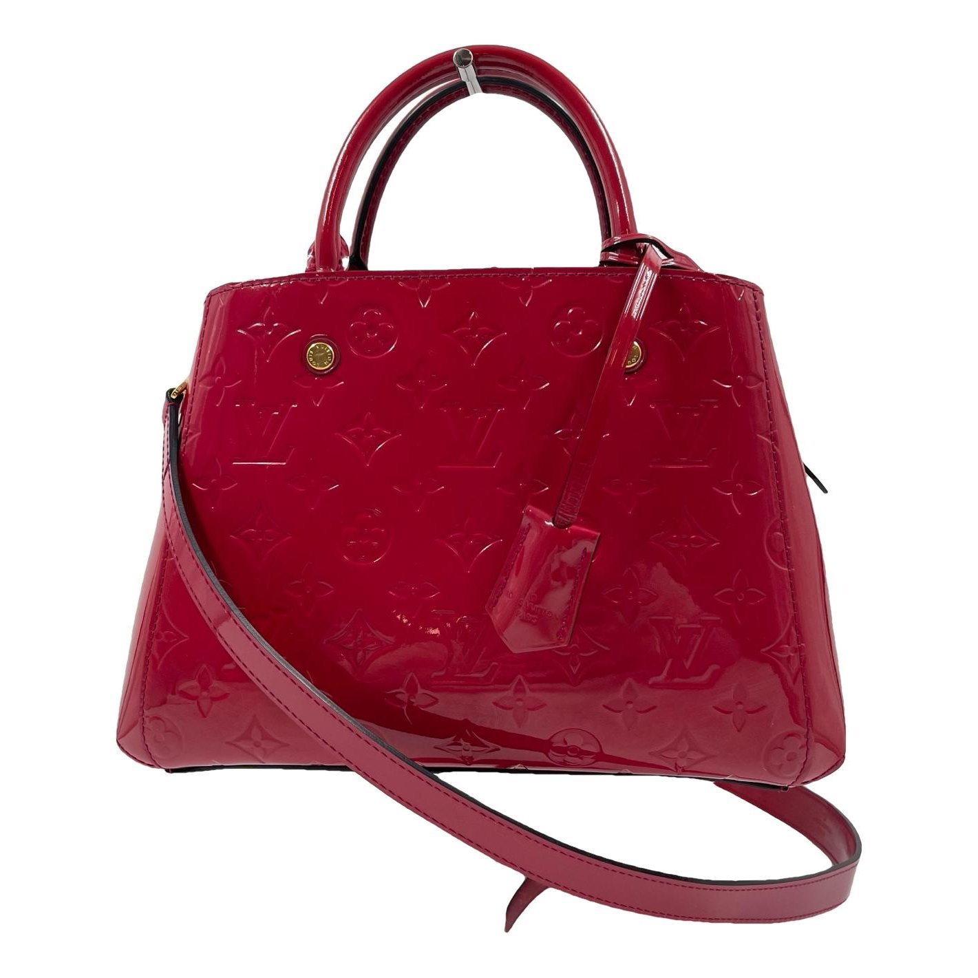 Montaigne patent leather crossbody bag