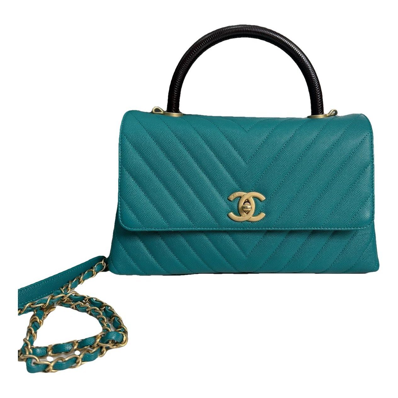 Coco Handle leather handbag