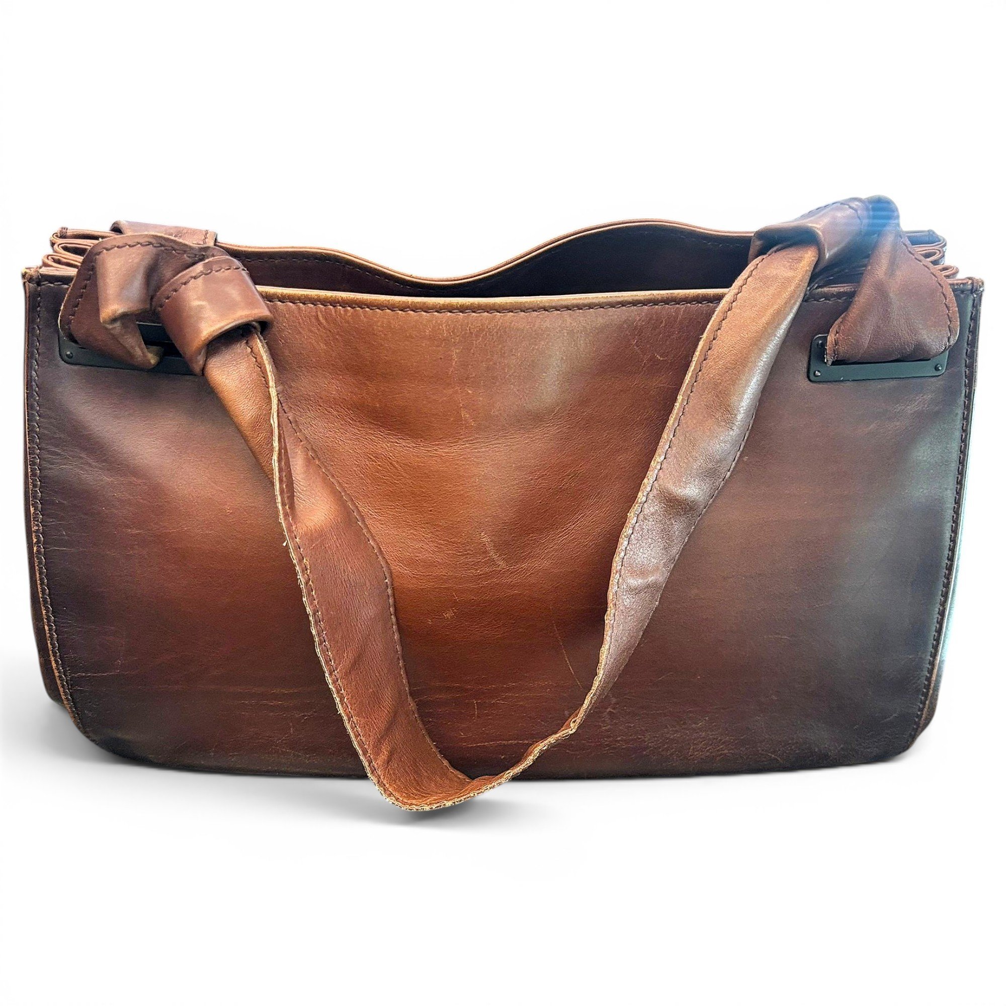 Leather handbag