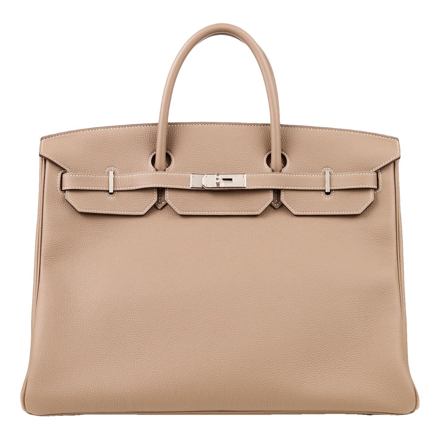 Hermes Birkin 40 Handbag Etoupe