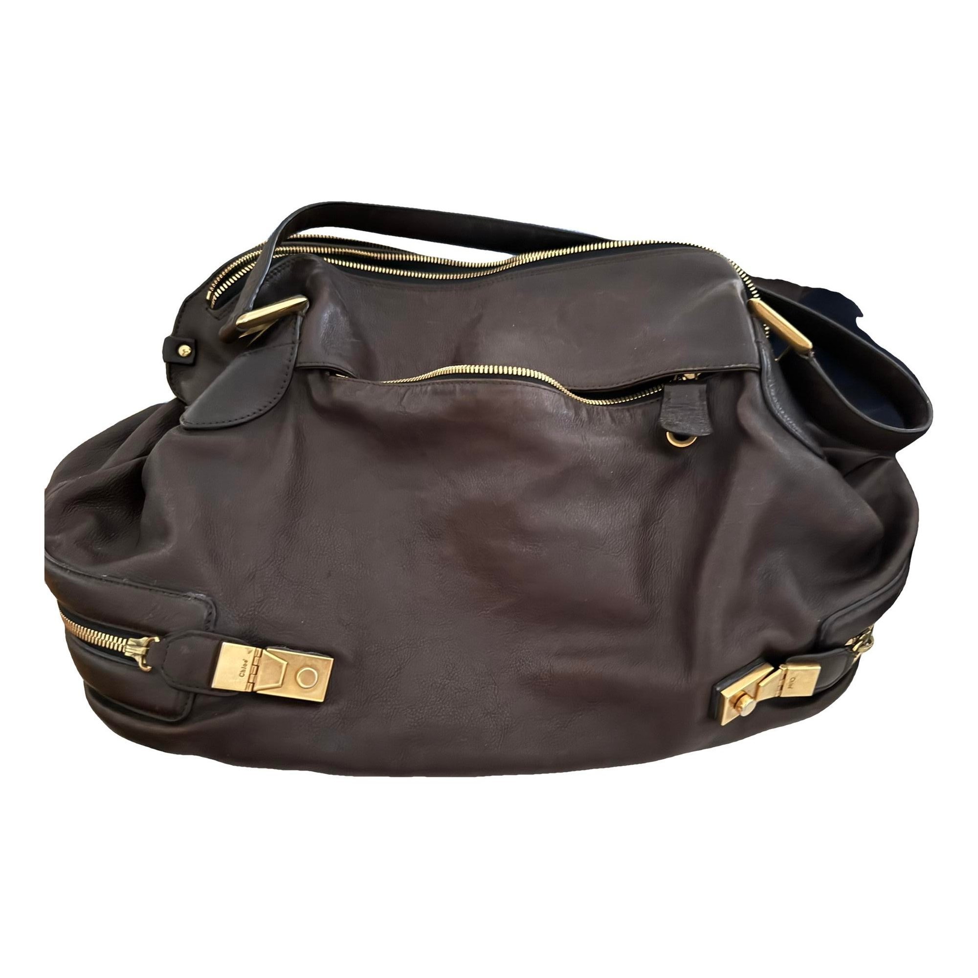 Leather tote