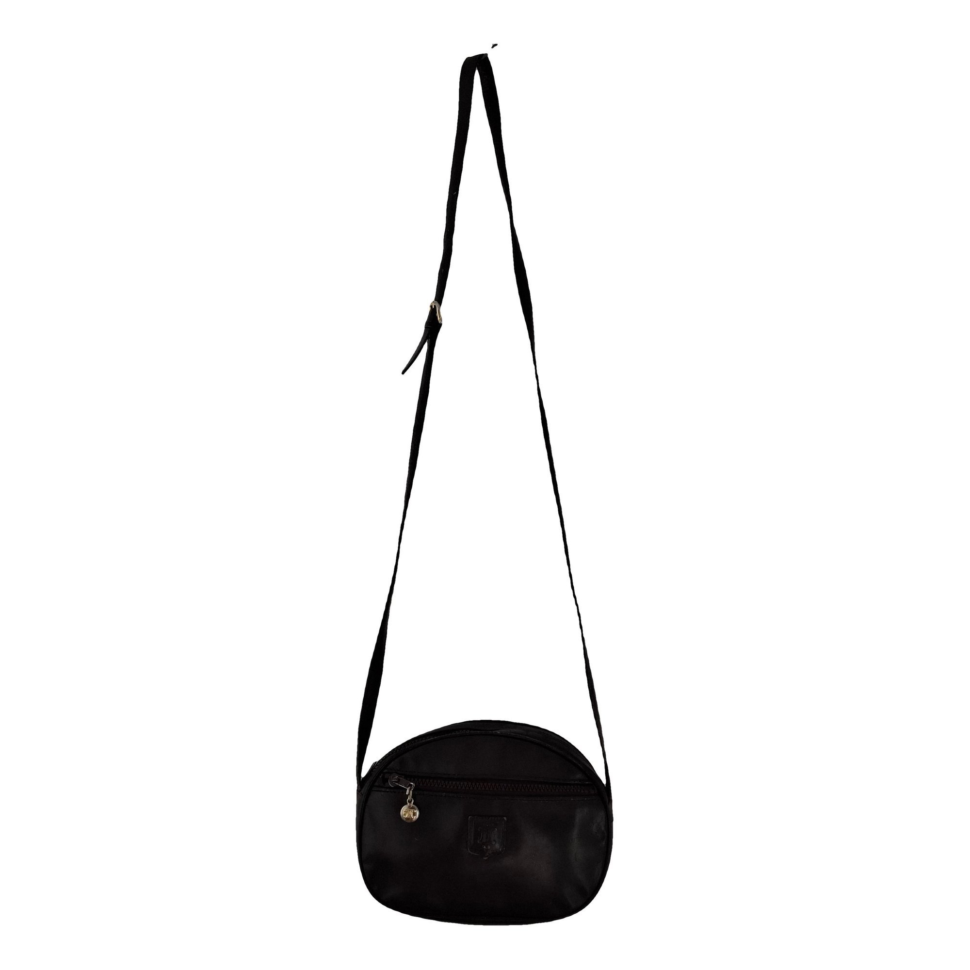 Charm leather crossbody bag