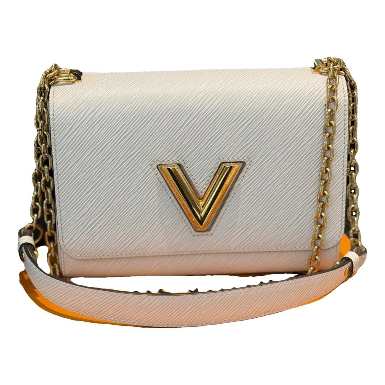 Twist leather handbag