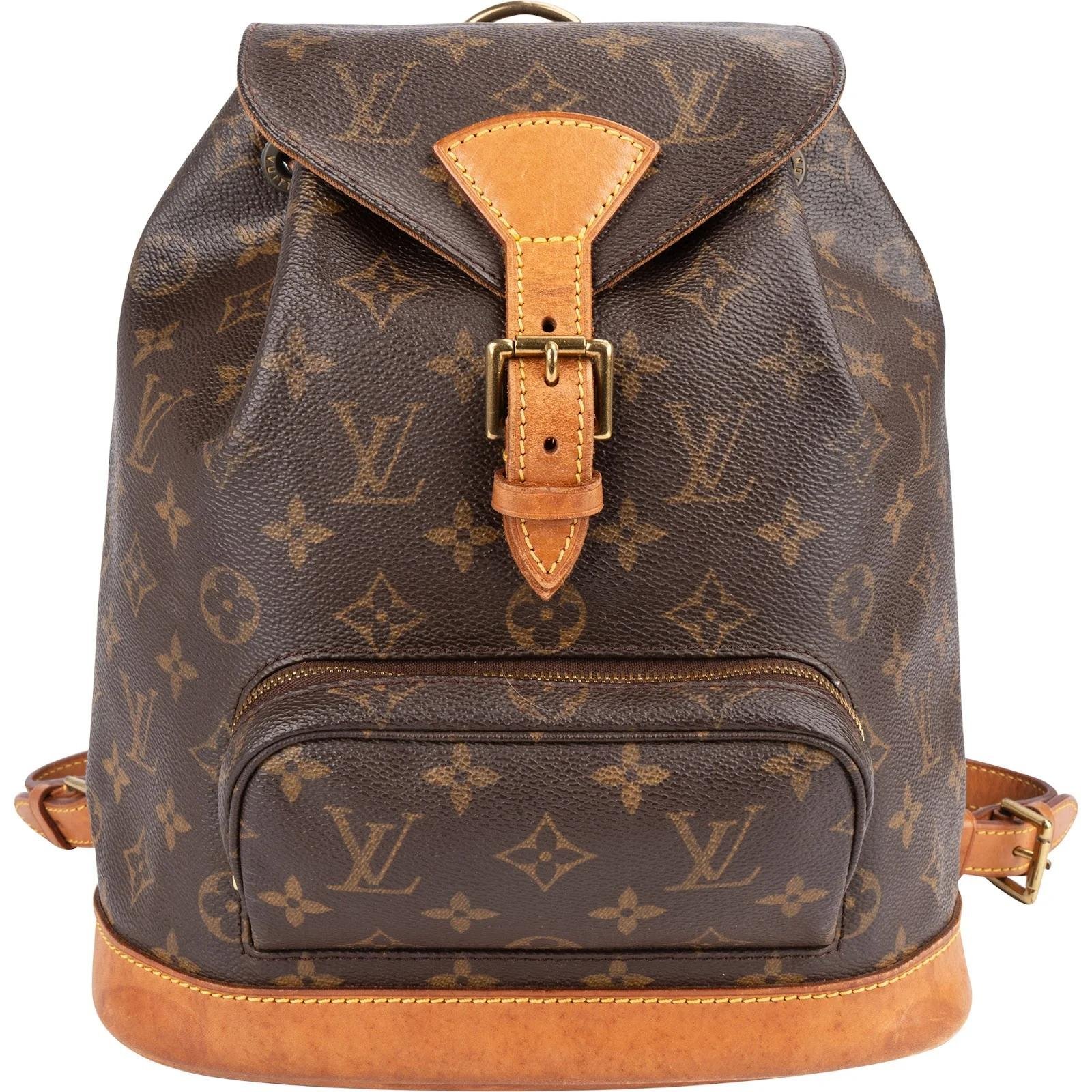 Montsouris leather backpack