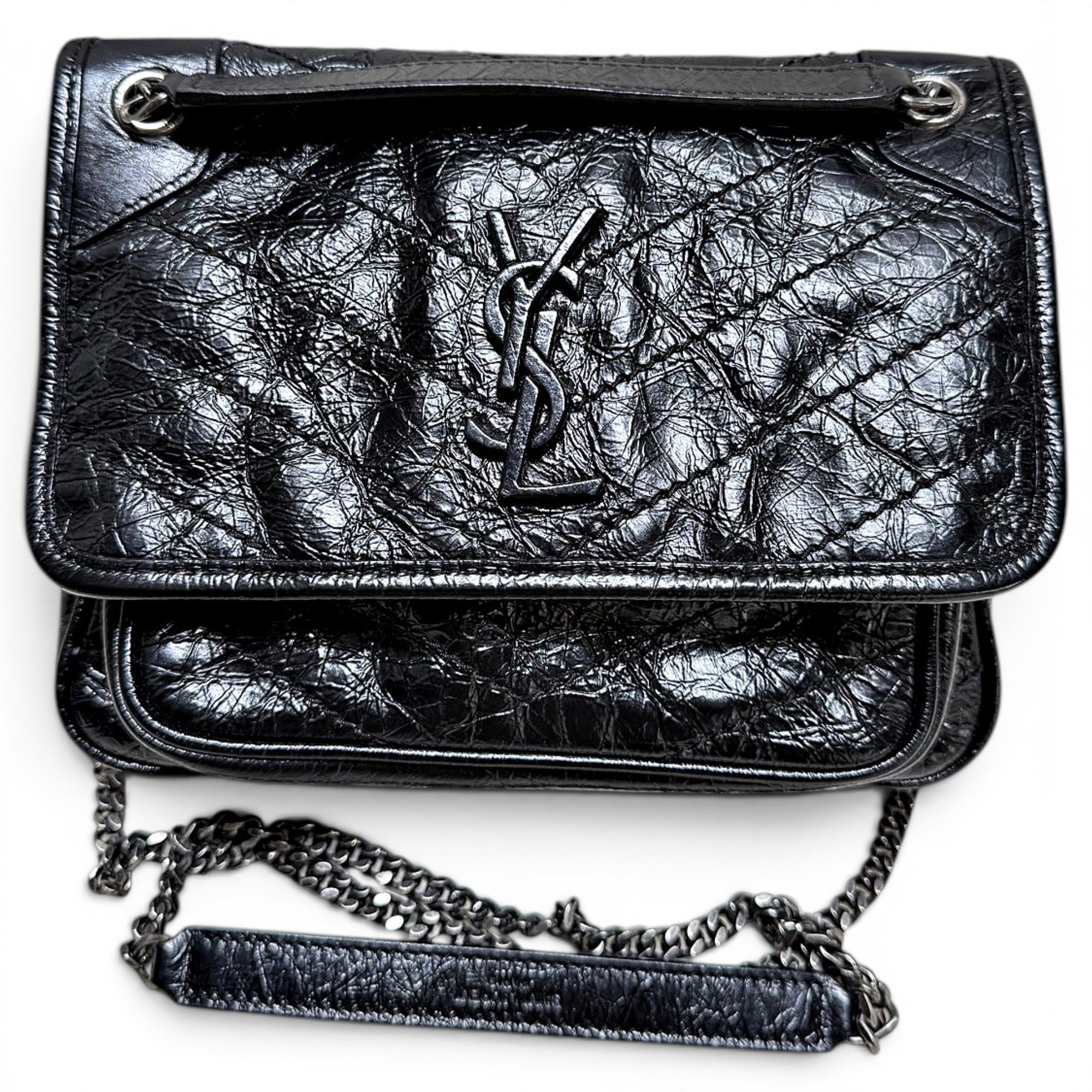 Niki leather crossbody bag
