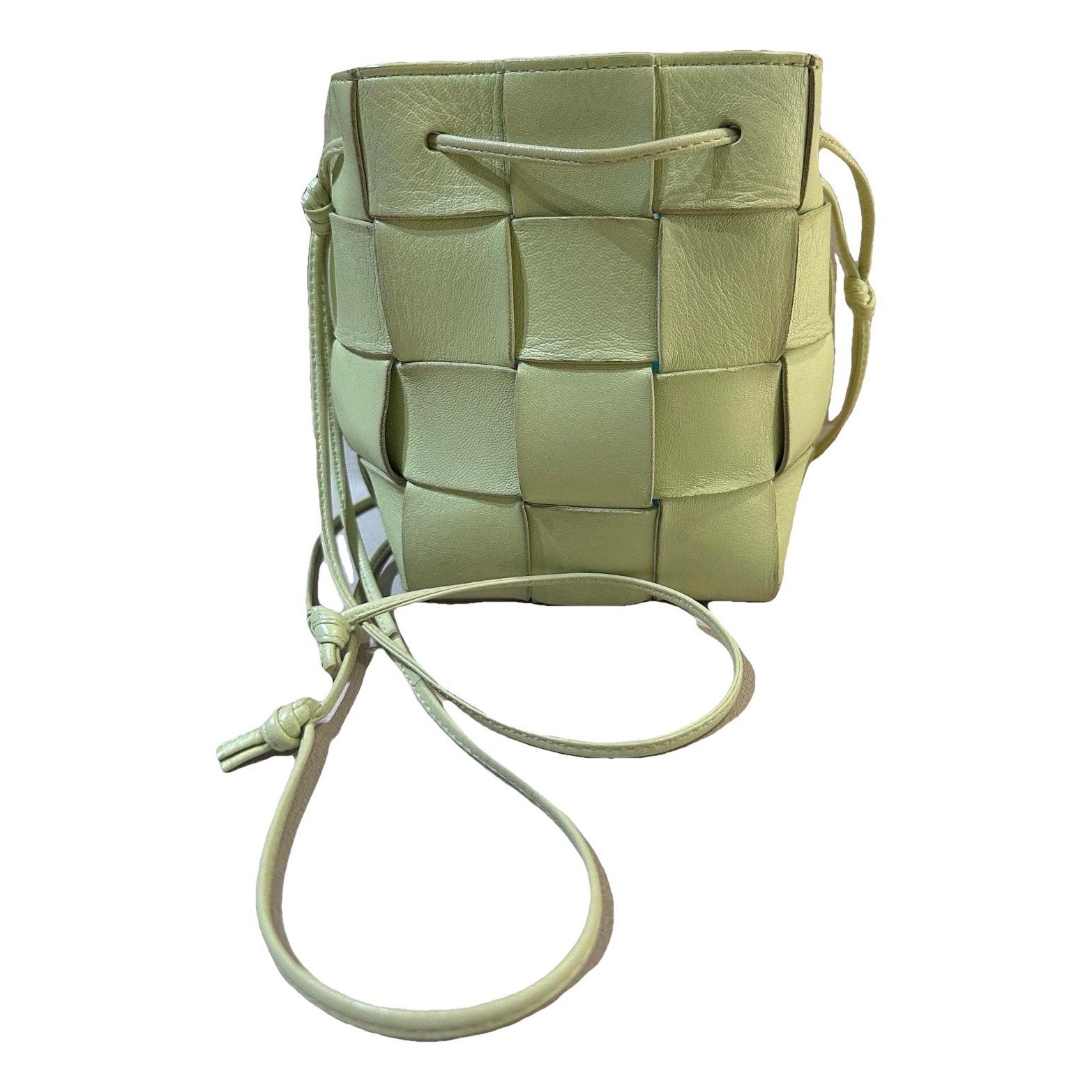Cassette leather handbag