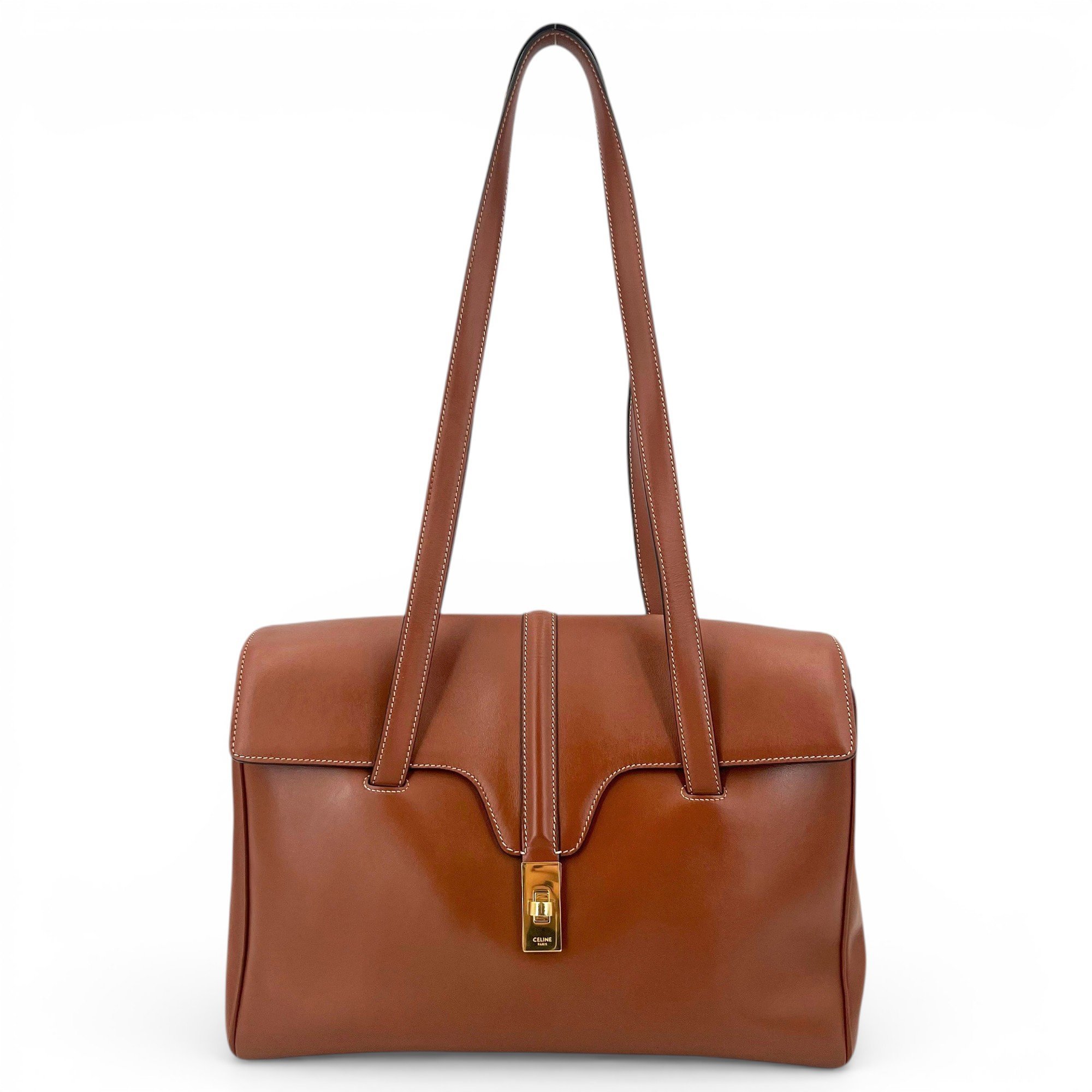 Sac 16 leather handbag