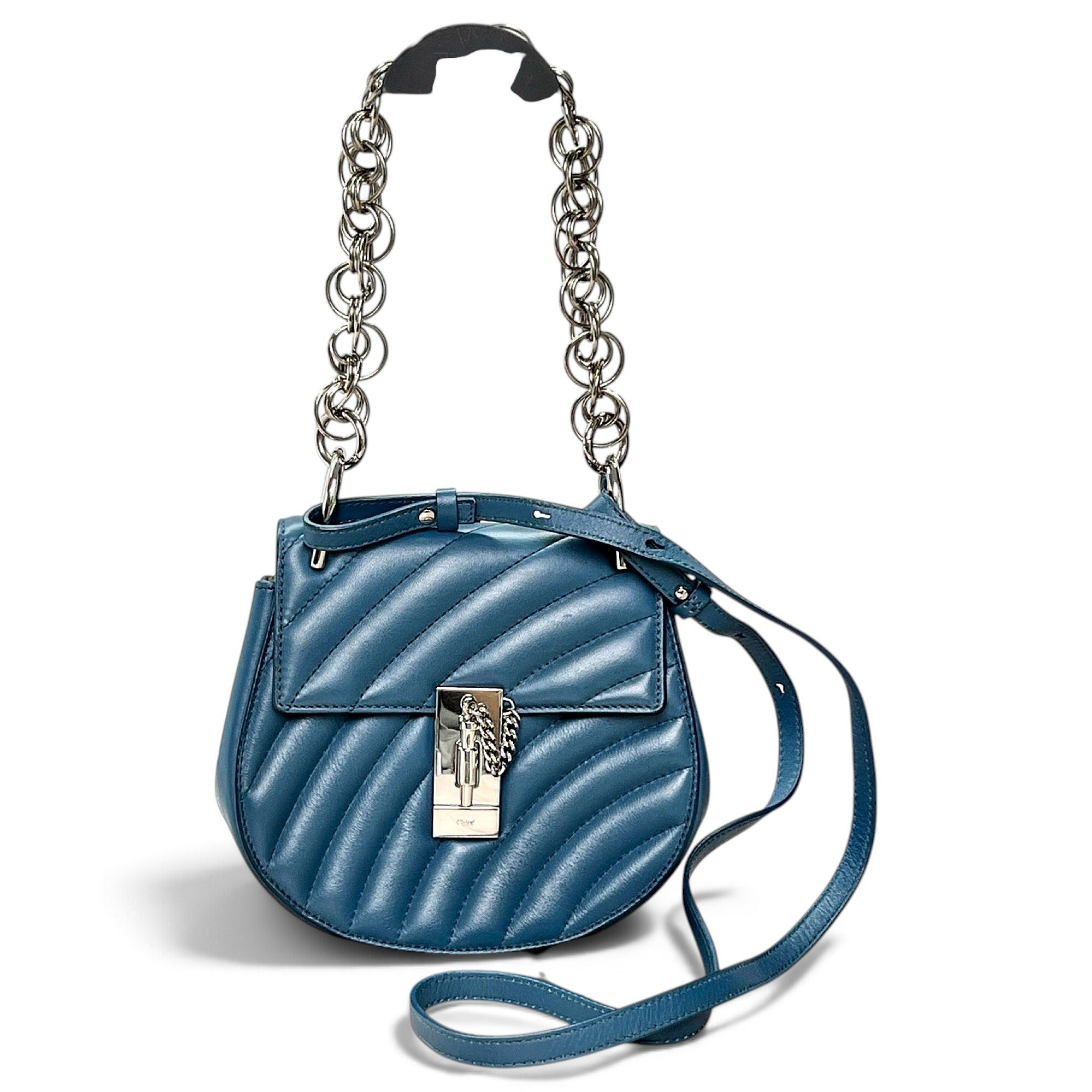 Drew leather crossbody bag