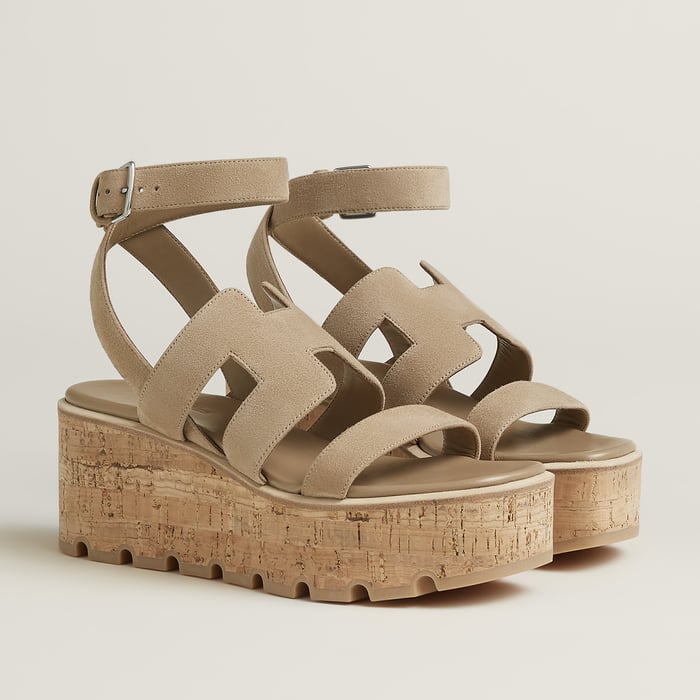 Beige Argile Havane 30 Sandal