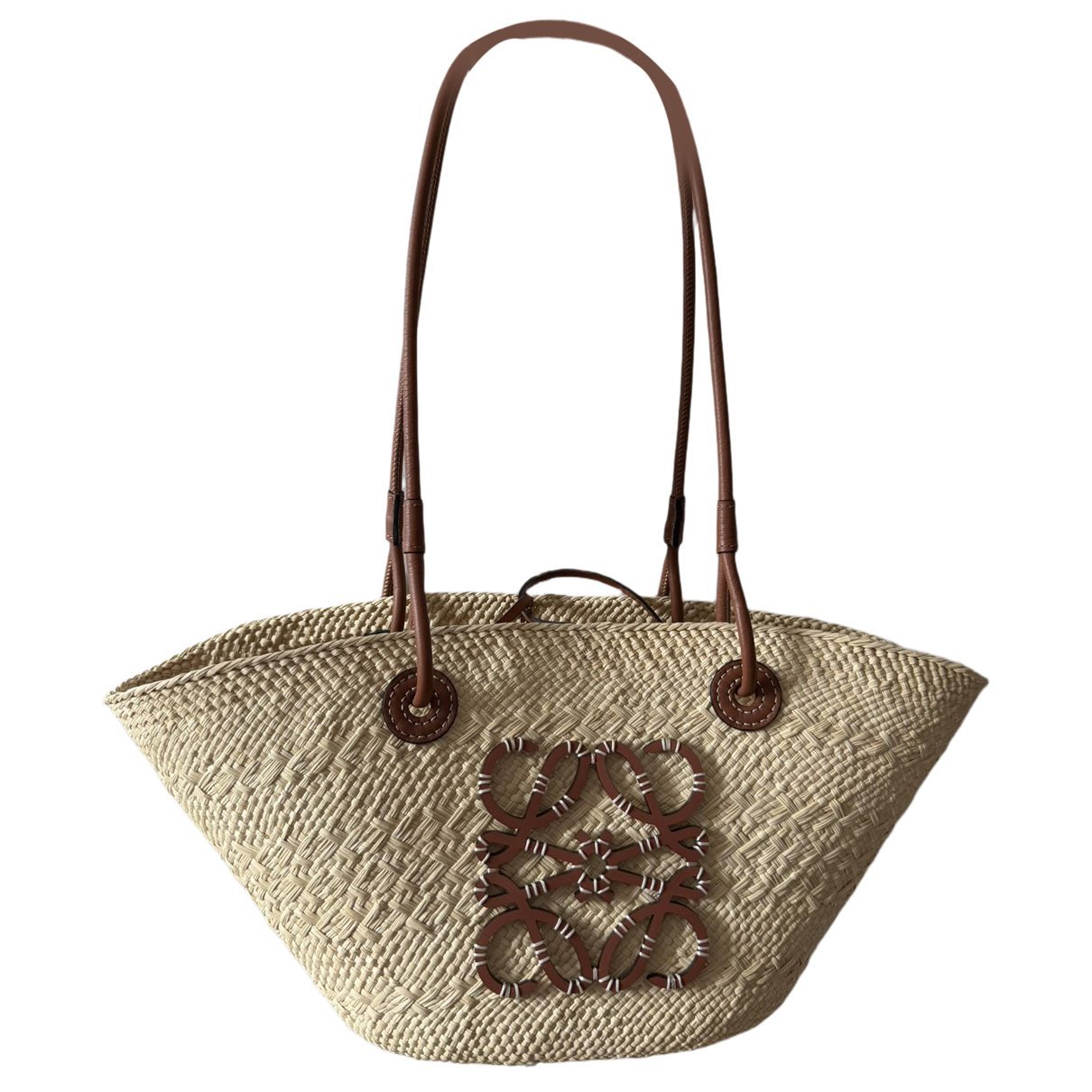 Anagram Basket leather handbag