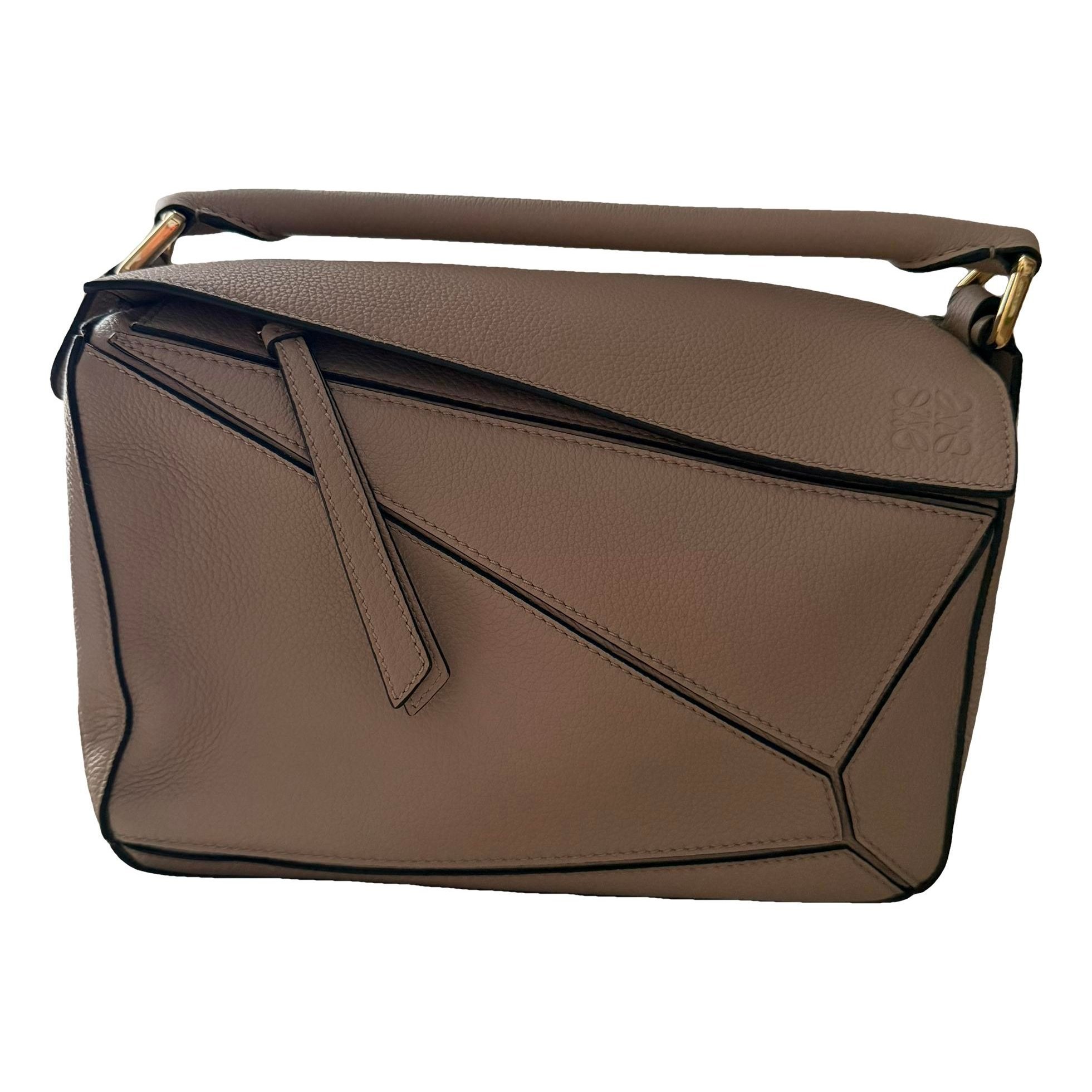 Puzzle linen handbag
