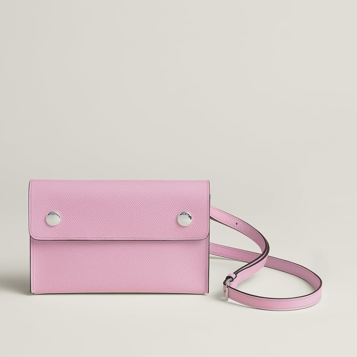 Mauve Sylvestre Hermèsnap Wallet