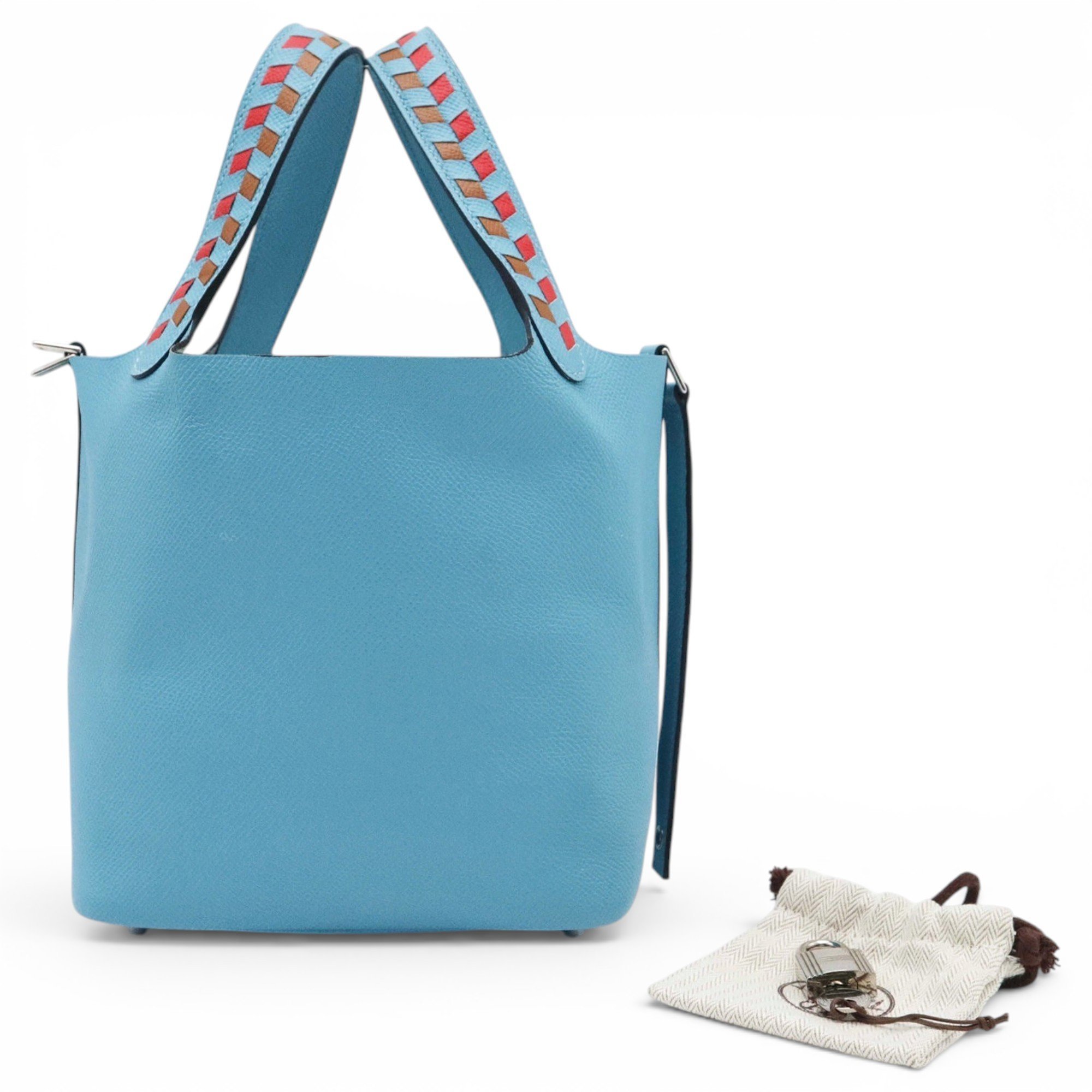 Picotin leather handbag