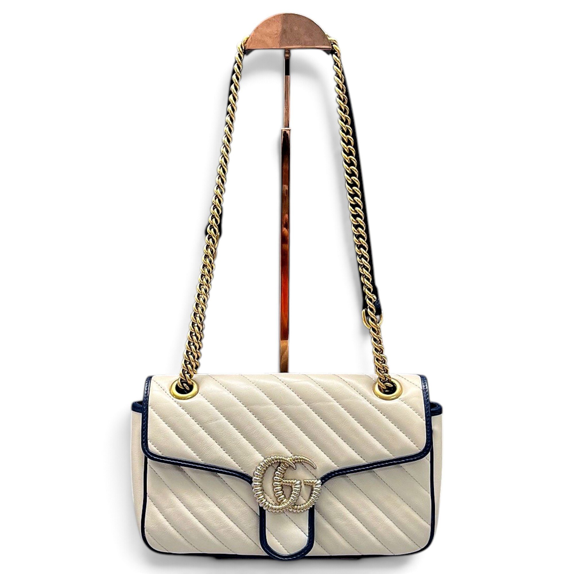 GG Marmont Flap leather crossbody bag