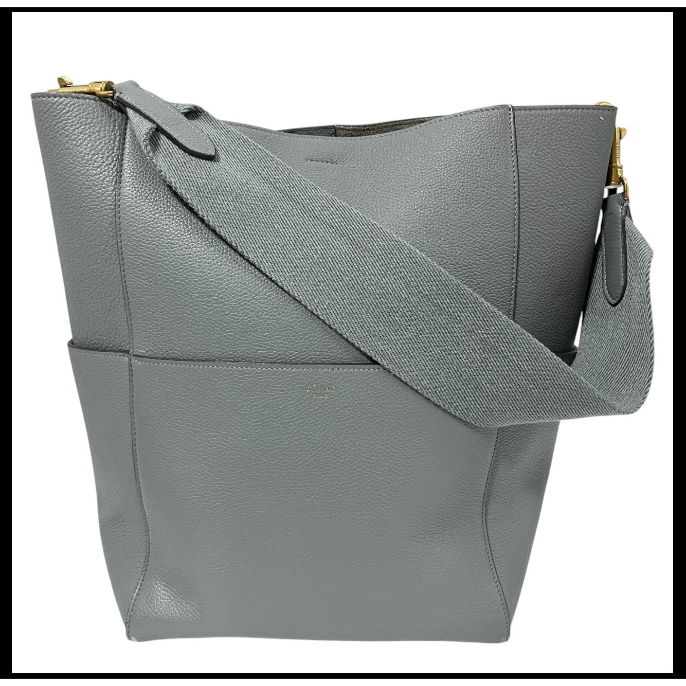 Seau Sangle leather tote