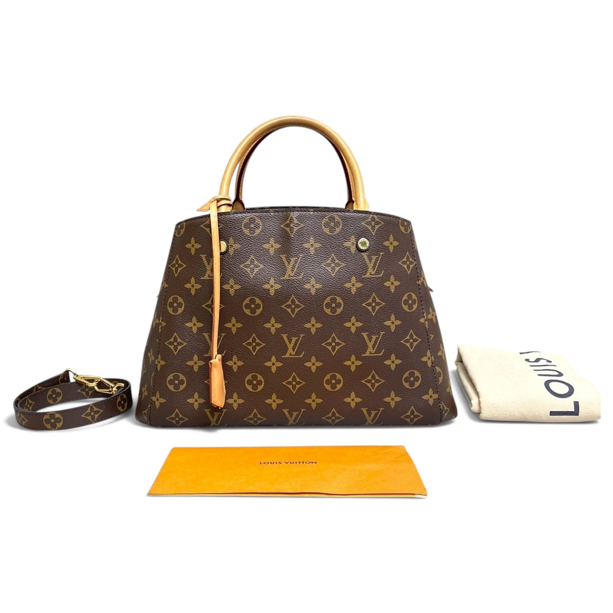 Louis Vuitton Montaigne cloth tote