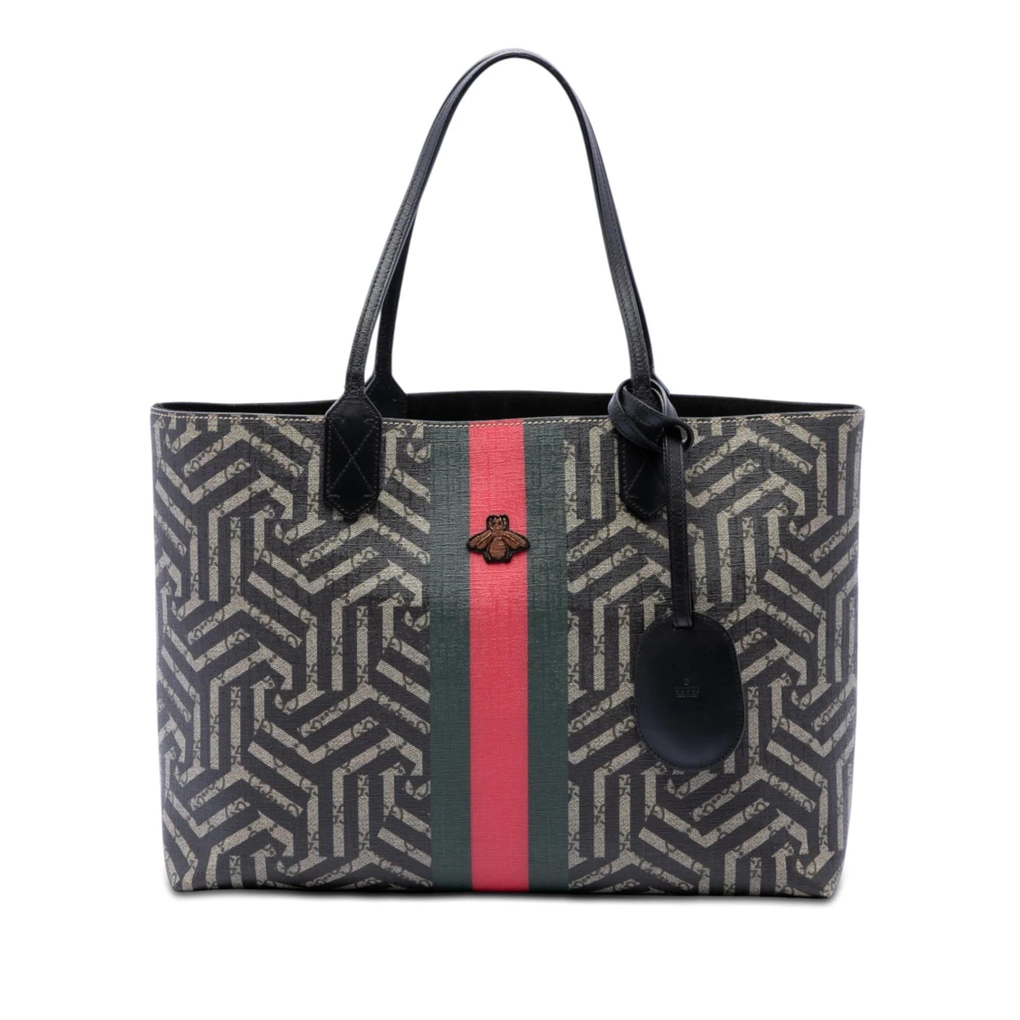 Gucci B leather tote