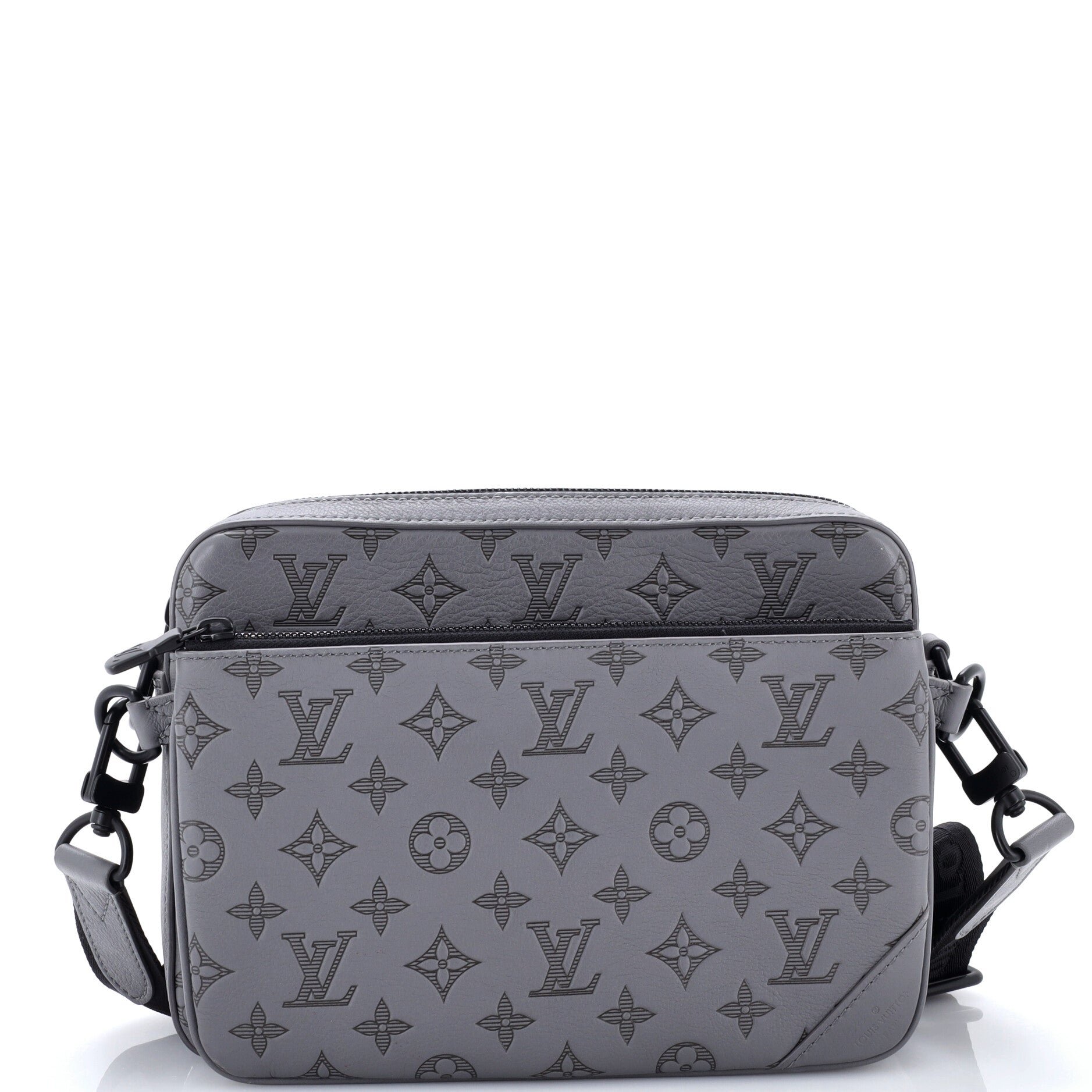 Trio Messenger Bag Monogram Shadow Leather