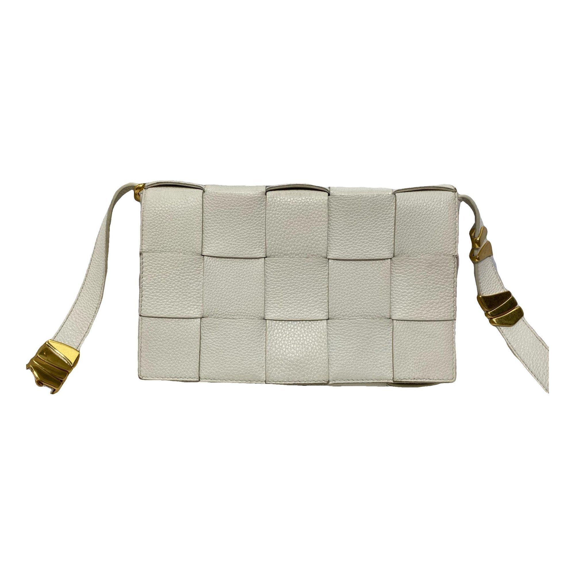 Cassette leather handbag
