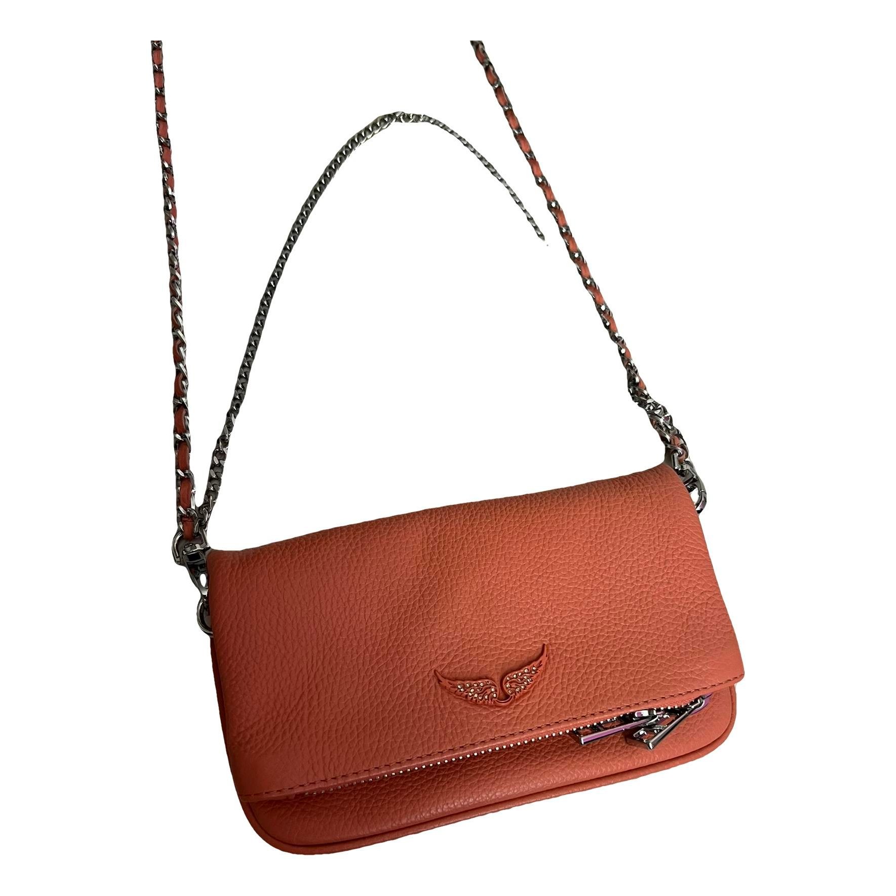 Rock leather crossbody bag