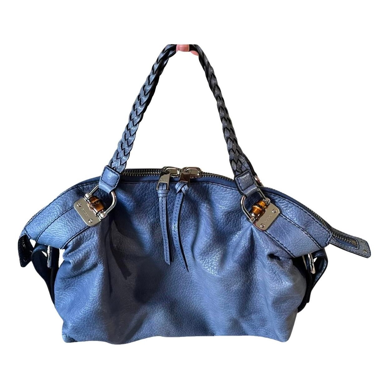 Vintage Bamboo Hobo leather handbag