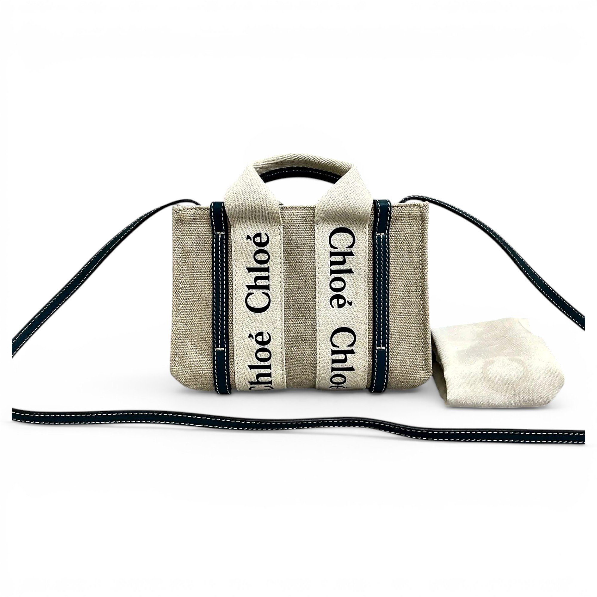 Chloe Woody cloth crossbody bag