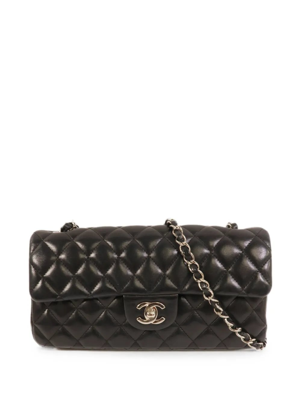 Classic Flap quilted East-West shoulder bag