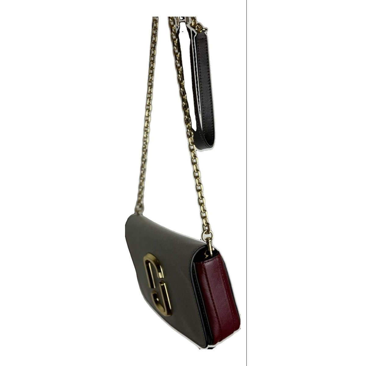 Marc Jacobs Snapshot patent leather clutch bag