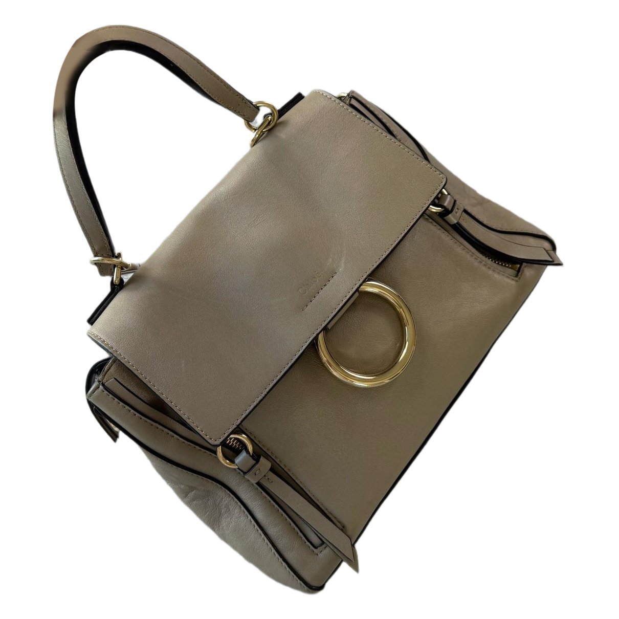 Faye leather handbag
