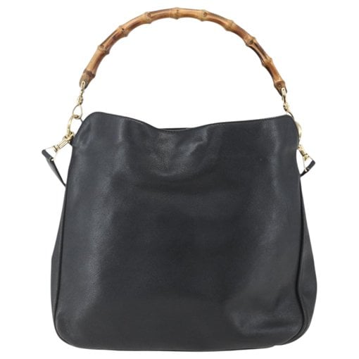 Bamboo leather handbag