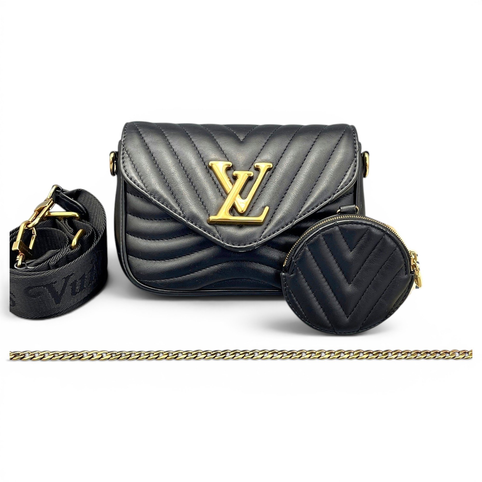New Wave leather handbag