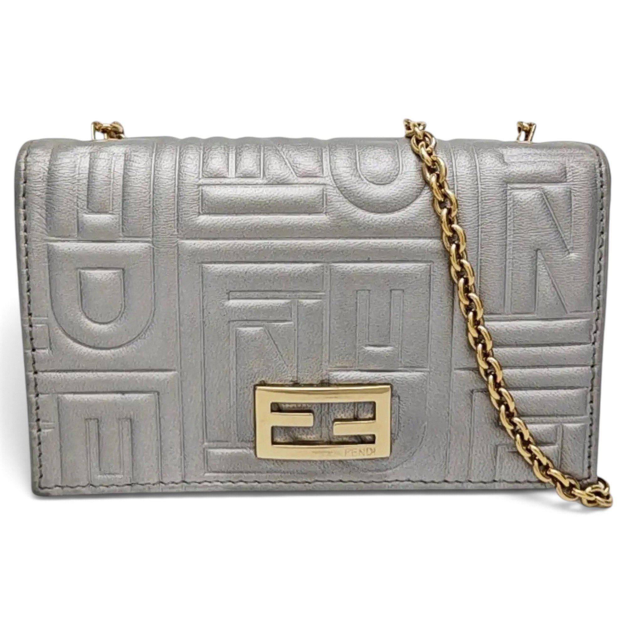 Baguette leather handbag