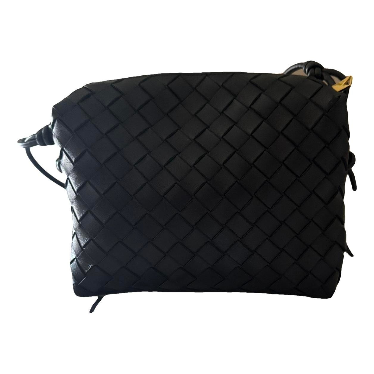 Leather clutch bag
