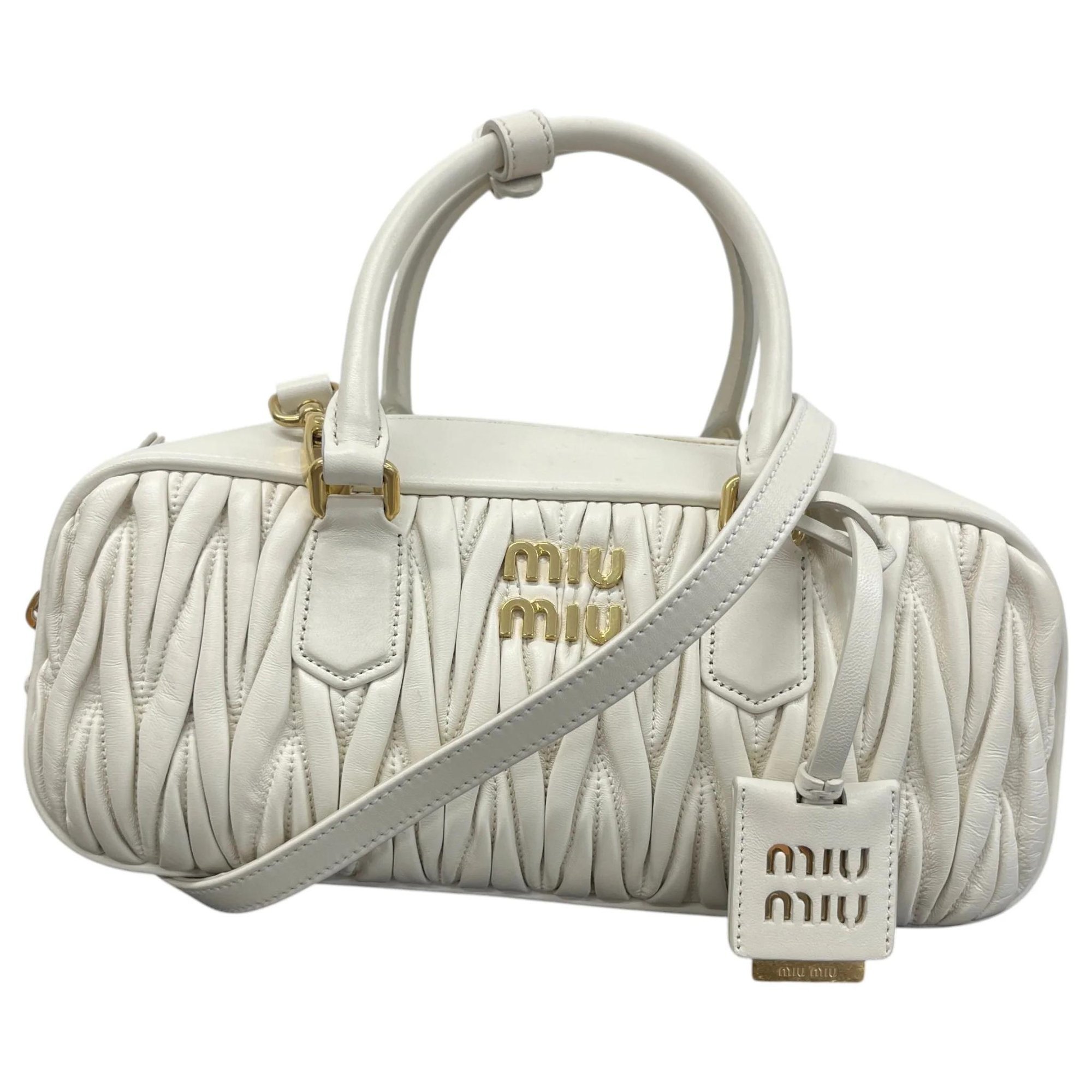 Arcadie leather handbag