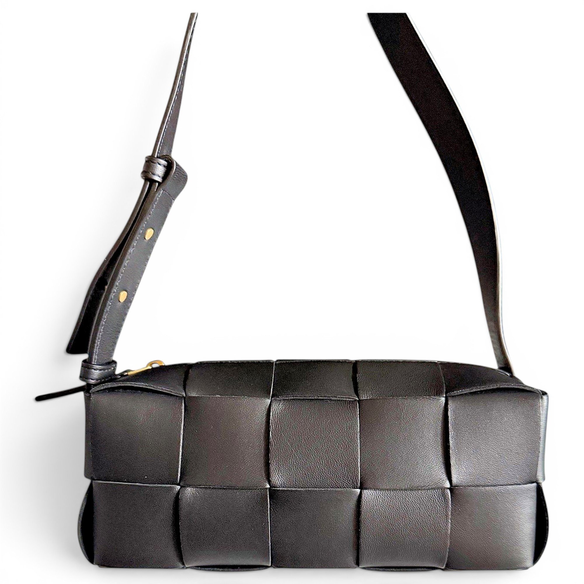 Brick Cassette leather handbag