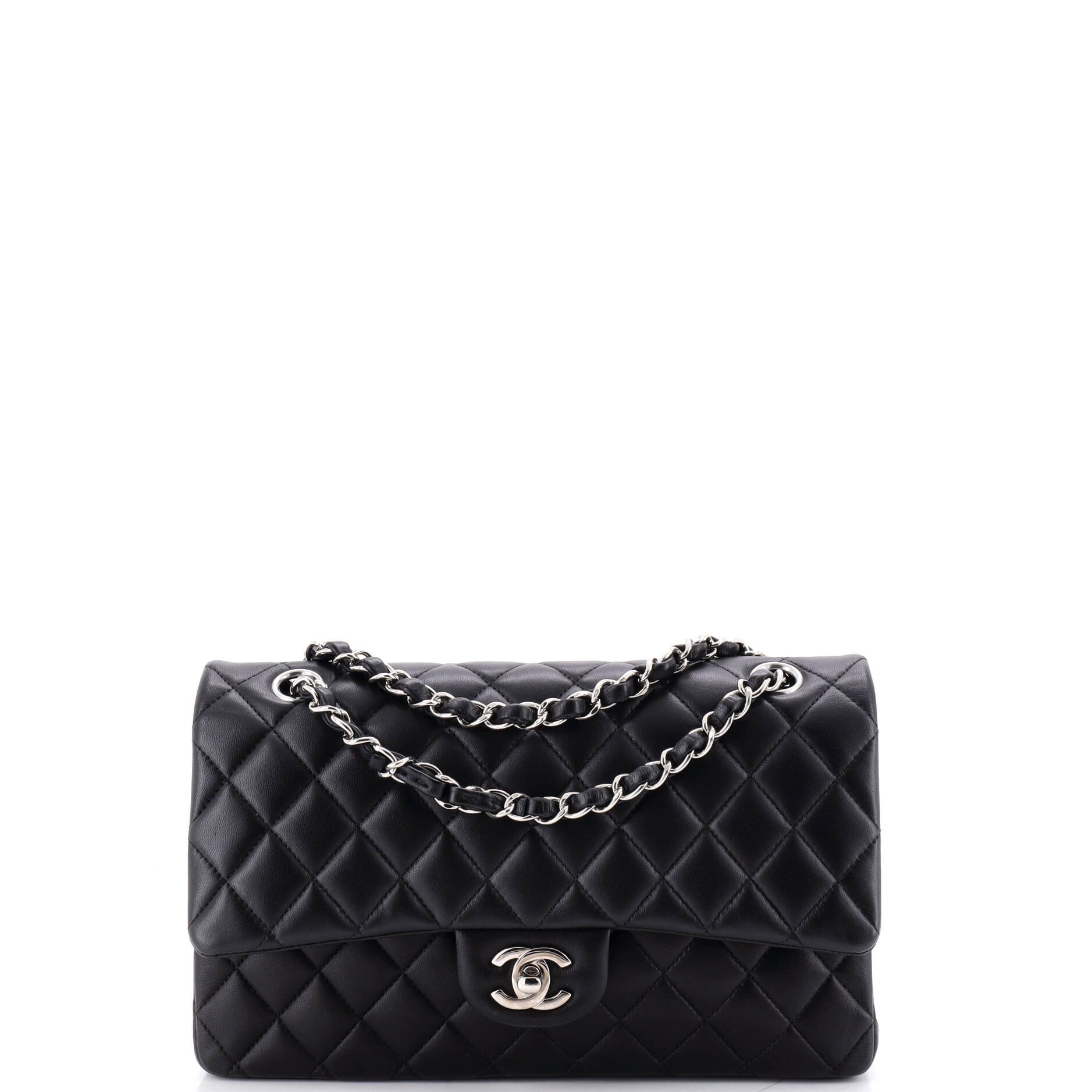 Classic Double Flap Bag Quilted Lambskin Medium