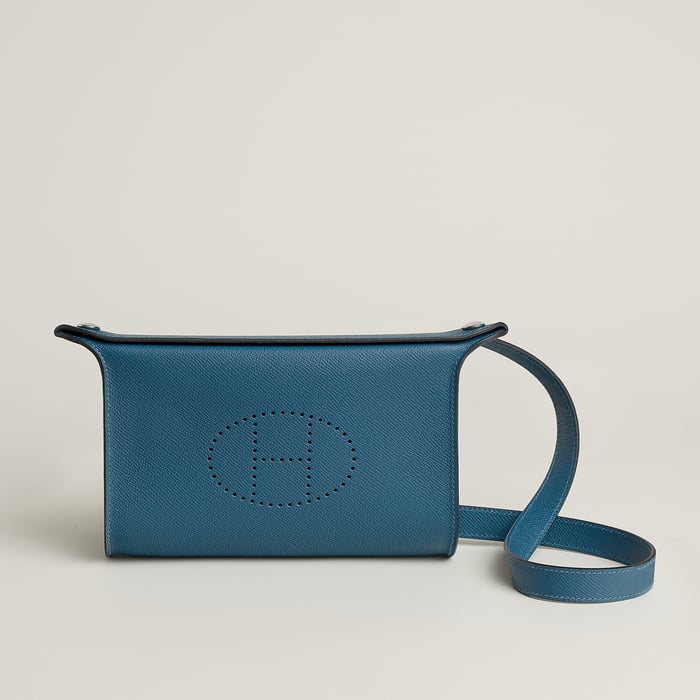 Deep Blue Hermès Videpoches Bag