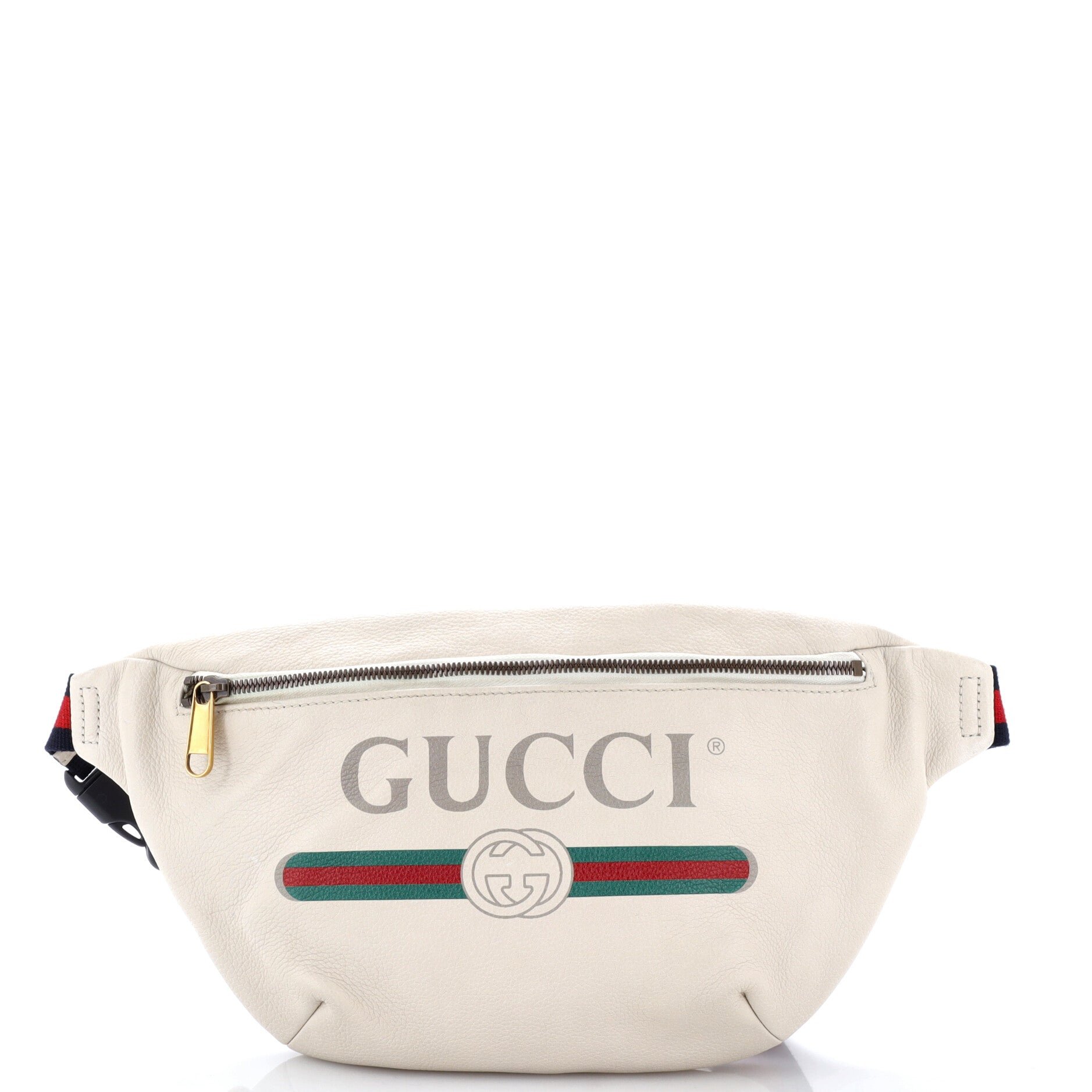 Logo Belt Bag Printed Leather Medium