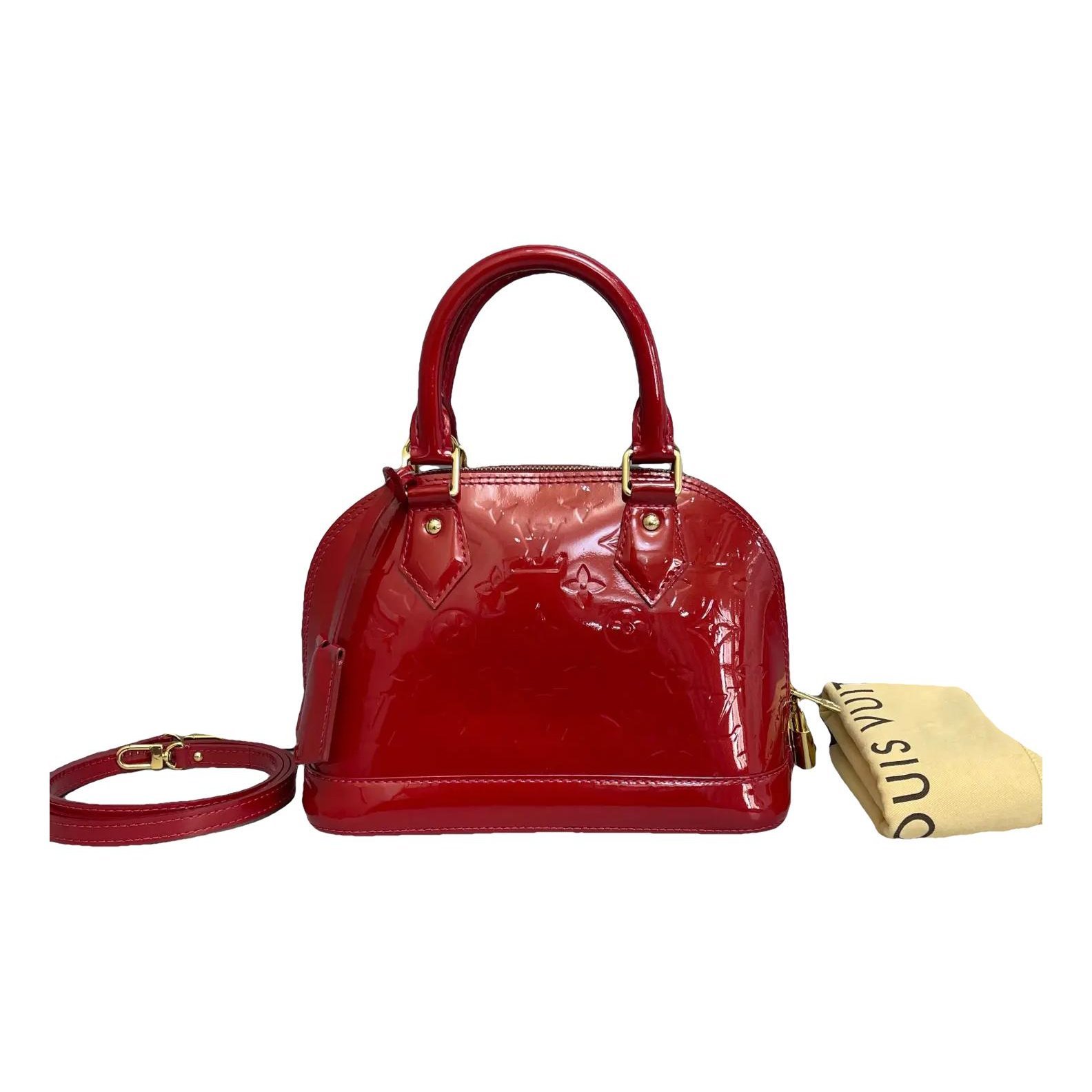 Alma BB patent leather handbag
